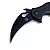 Fox Knives KARAMBIT N690鋼/黑G10柄/黑刃-0