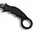 Fox Knives KARAMBIT N690鋼/黑G10柄/黑刃-0