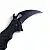 Fox Knives KARAMBIT N690鋼/黑G10柄/黑刃-0