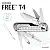 Leatherman FREE T4 多功能工具刀-銀 