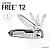 Leatherman FREE T2 多功能工具刀-銀 