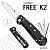 Leatherman FREE K2 多功能工具折刀-平刃 