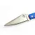 Spyderco Grasshopper™ 蚱蜢 藍G10柄無鎖定小折刀-0