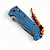 Benchmade Adira 海藍Grivory柄/AXIS鎖/半齒刃折刀-0