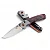 Benchmade 15085-2 Mini Crooked River S30V鋼/鋁+木柄折刀