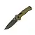 Benchmade 9570BK-1 Mini Claymore 棕綠柄黑刃自動刀 D2鋼