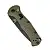 Benchmade 9570BK-1 Mini Claymore 棕綠柄黑刃自動刀 D2鋼-0