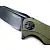 Kershaw NATRIX XL 黑刃綠G10柄折刀-0
