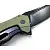 Kershaw NATRIX XL 黑刃綠G10柄折刀-0