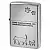 Zippo 貓貓腳印-銀 日本版打火機-贈小油 