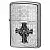 Zippo 十字心鑽 日本版打火機-贈大油 