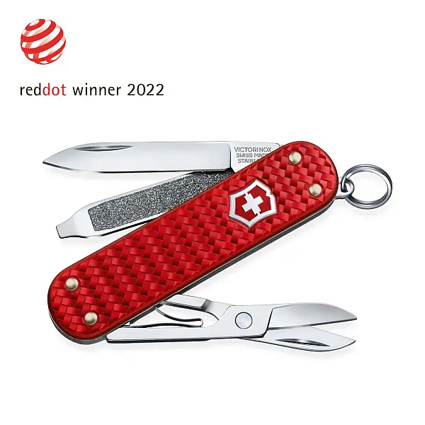 Victorinox Precious Alox 58mm編織紋鋁柄五用瑞士刀 0.6221.401G