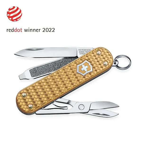 Victorinox Precious Alox 58mm編織紋鋁柄五用瑞士刀 0.6221.408G