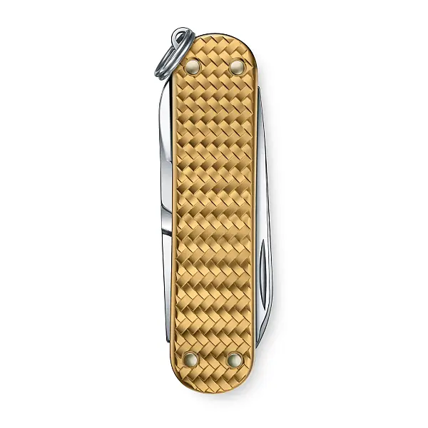 Victorinox Precious Alox 58mm編織紋鋁柄五用瑞士刀 0.6221.408G-0