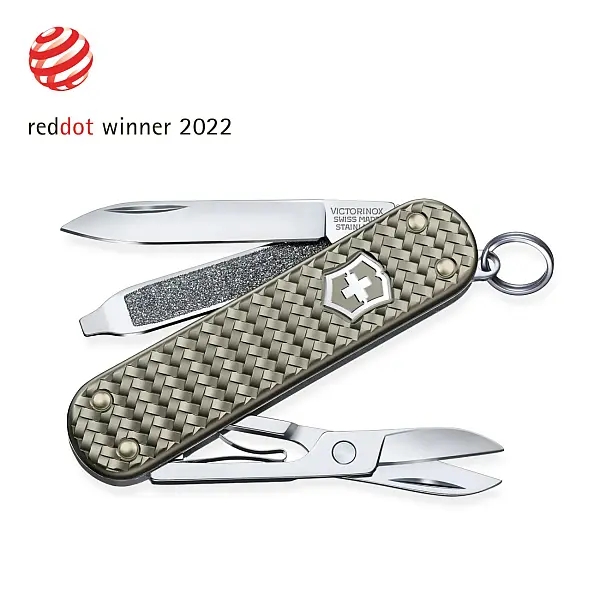 Victorinox Precious Alox 58mm編織紋鋁柄五用瑞士刀 0.6221.4031G