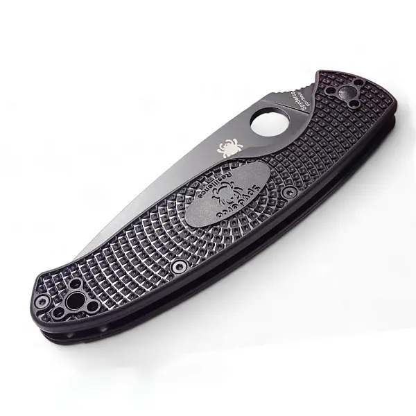 Spyderco Resilience 黑FRN柄黑刃折刀-0