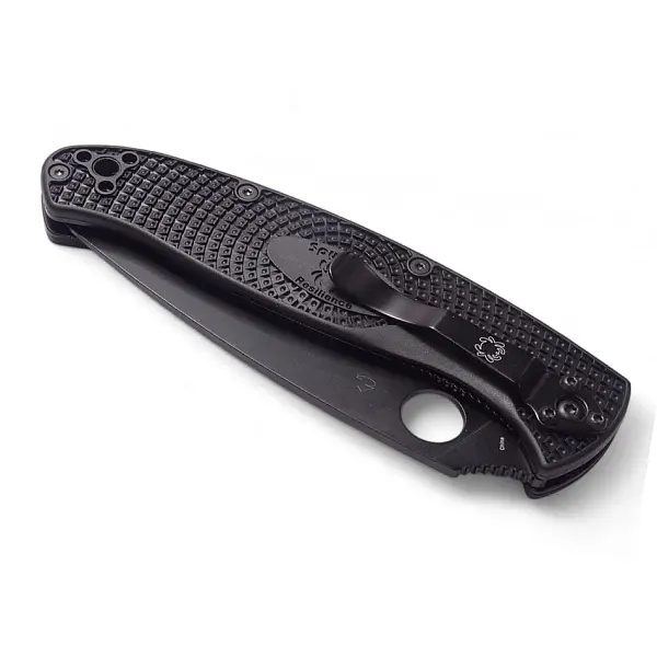 Spyderco Resilience 黑FRN柄黑刃折刀-0