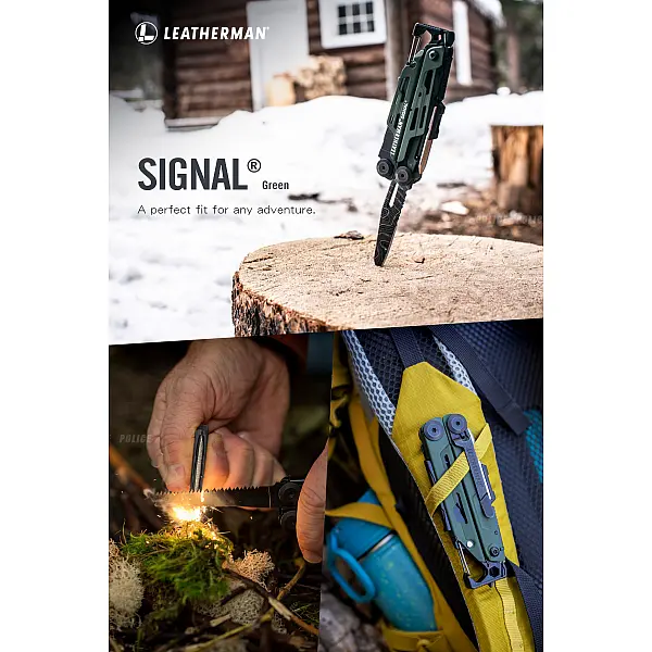 Leatherman Signal Topo 等高線綠柄工具鉗/尼龍套-0