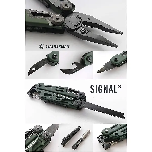 Leatherman Signal Topo 等高線綠柄工具鉗/尼龍套-0