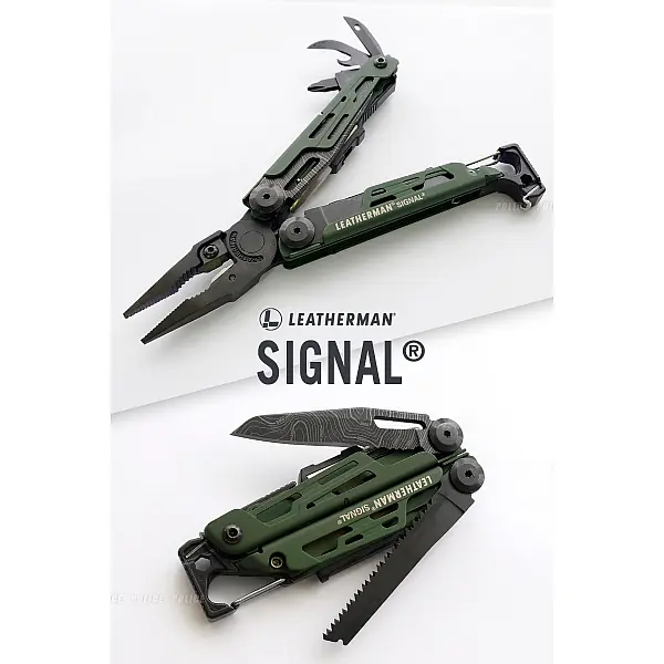 Leatherman Signal Topo 等高線綠柄工具鉗/尼龍套-0