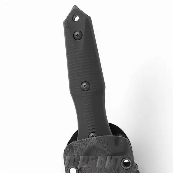 Bastinelli Grozo BBS黑刃黑柄 N690Co雙齒刃直刀 <單一特價>-0