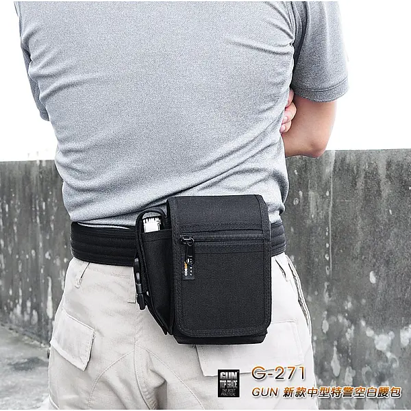 GUN G-271 新款中型特警空白腰包 <單一特價>-0