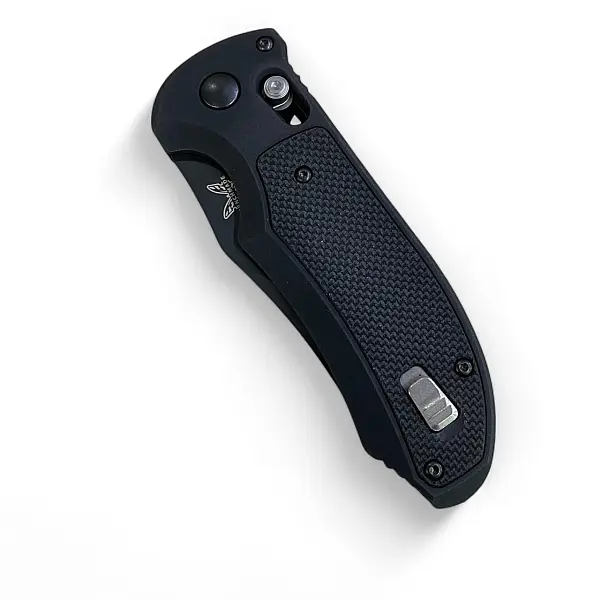 Benchmade Triage 三合一救援彈簧刀 半齒黑刃/黑鋁柄鑲G10-0
