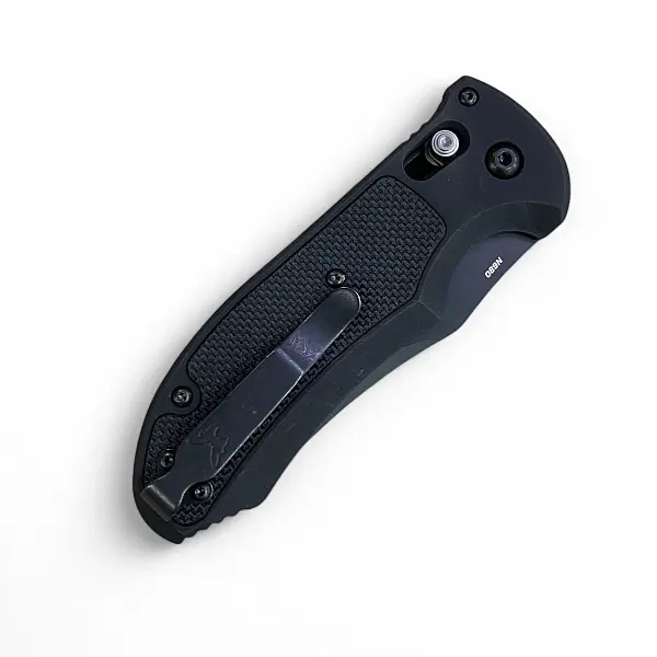 Benchmade Triage 三合一救援彈簧刀 半齒黑刃/黑鋁柄鑲G10-0