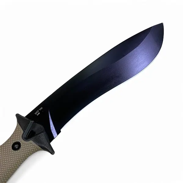 Kershaw Camp 10 野營大砍刀-狼棕 65Mn鋼/橡膠柄/黑刃-0
