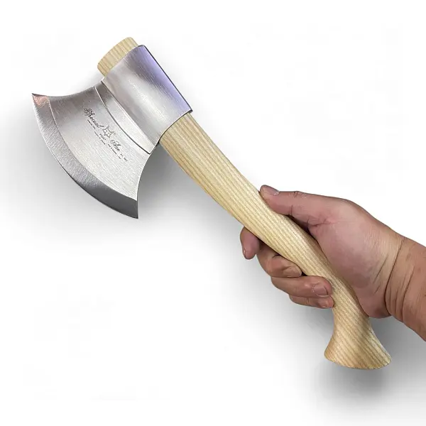 Fox Knives 義大利戰斧 1.4116鋼/原木柄/皮套-0