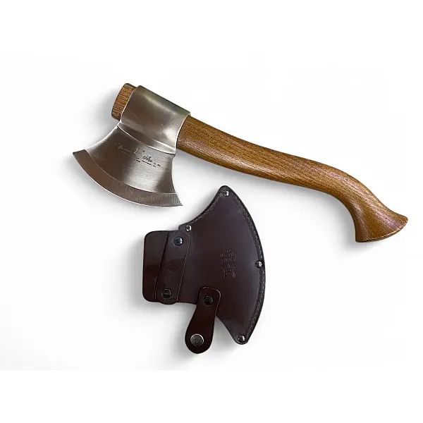 Fox Knives 義大利戰斧 1.4116鋼/紅木柄/皮套