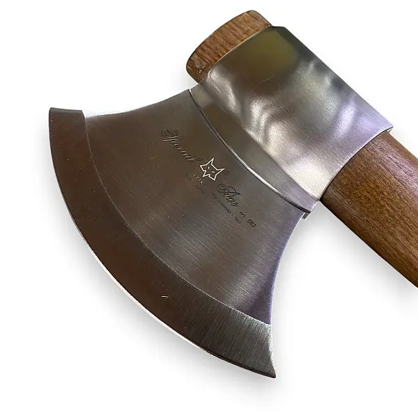 Fox Knives 義大利戰斧 1.4116鋼/紅木柄/皮套-0