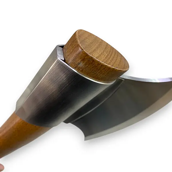 Fox Knives 義大利戰斧 1.4116鋼/紅木柄/皮套-0