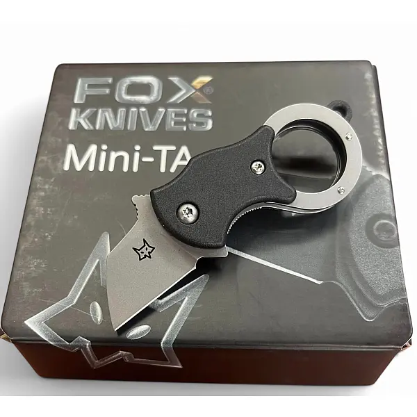 Fox Knives MINI-TA 迷你柯倫比 1.4116鋼/黑FRN柄-0