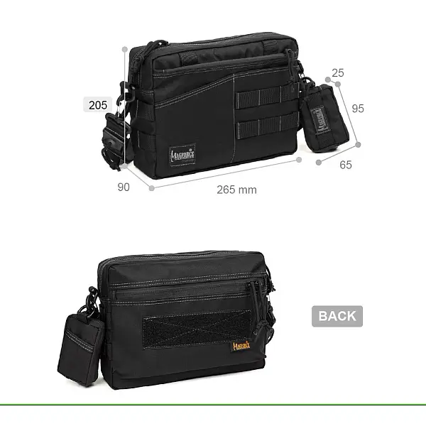 Magforce 馬蓋先 大方側背包-500D/黑 <不二價>-0