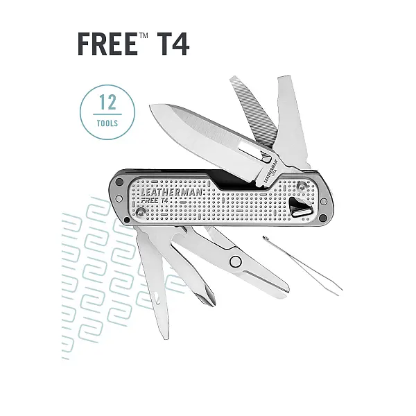Leatherman FREE T4 多功能工具刀-銀 <單一特價>-0