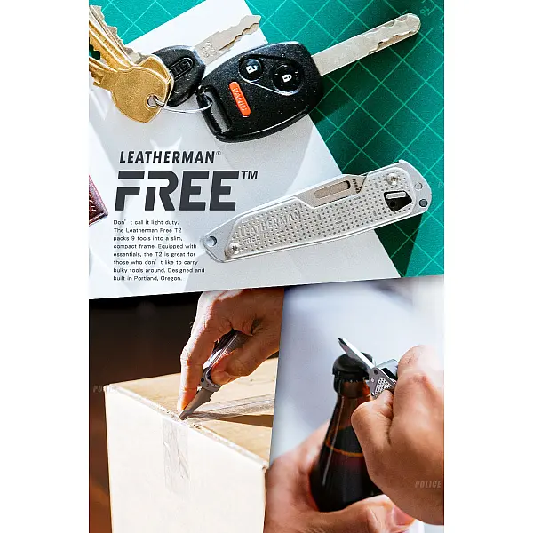 Leatherman FREE T2 多功能工具刀-銀 <單一特價>-0