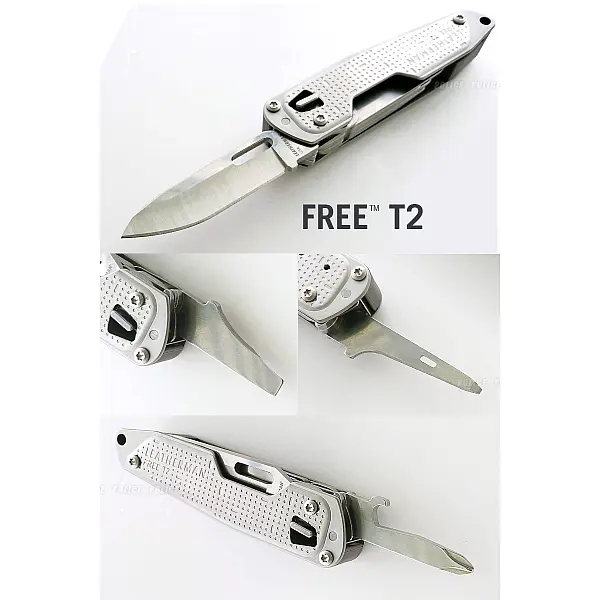 Leatherman FREE T2 多功能工具刀-銀 <單一特價>-0
