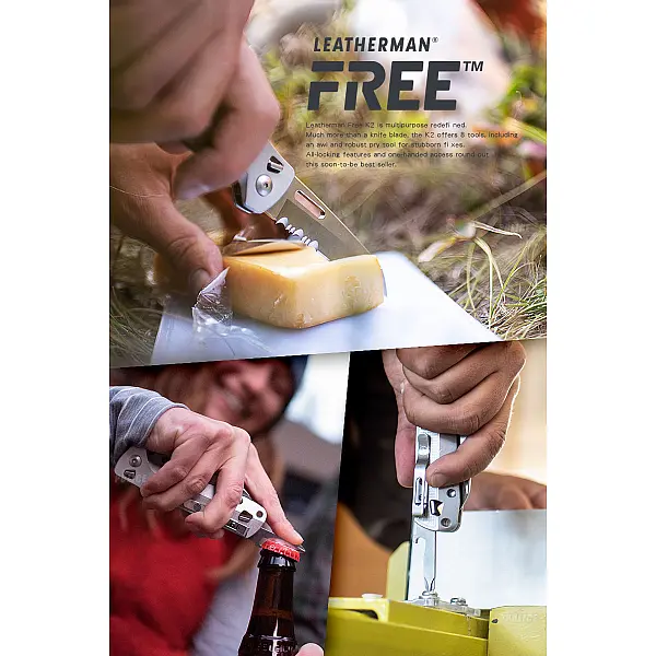 Leatherman FREE K2X 多功能工具折刀-半齒刃 <單一特價>-0