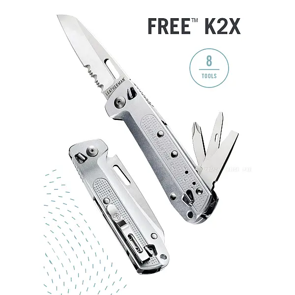 Leatherman FREE K2X 多功能工具折刀-半齒刃 <單一特價>-0