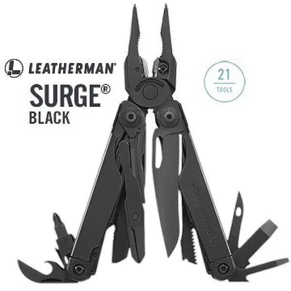 Leatherman Surge 多功能工具鉗-黑色/Molle套