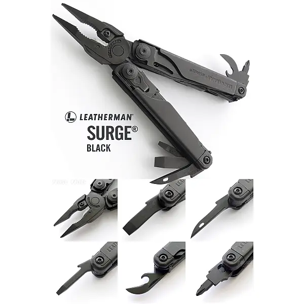 Leatherman Surge 多功能工具鉗-黑色/尼龍套-0