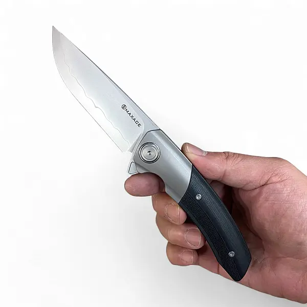 Maxace Mamba 黑G10+鈦柄/SLD-Magic鋼折刀-0