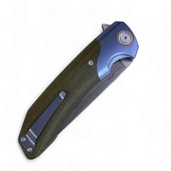 Maxace Goliath 2.0 哥利亞巨人電木+藍鈦柄折刀-0