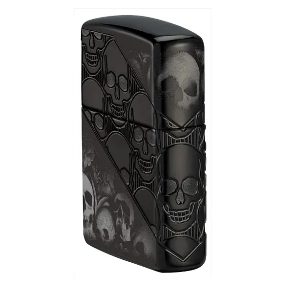 Zippo Skull Collage Design 骷髏拼貼防風打火機-贈大油 <不二價>-0