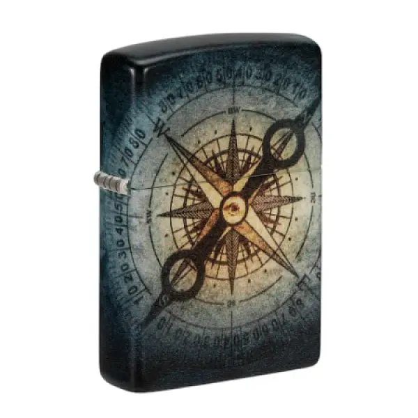 Zippo 幽影羅盤(夜光漆)防風打火機-贈小油