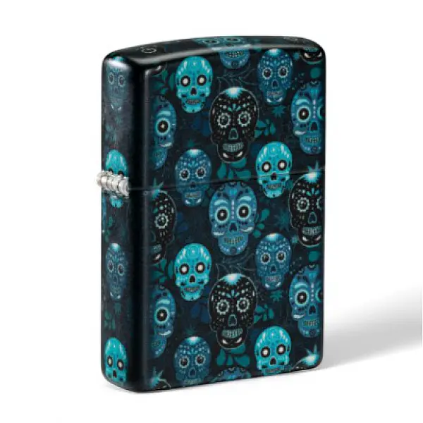Zippo 糖骷髏(夜光漆)防風打火機-贈小油