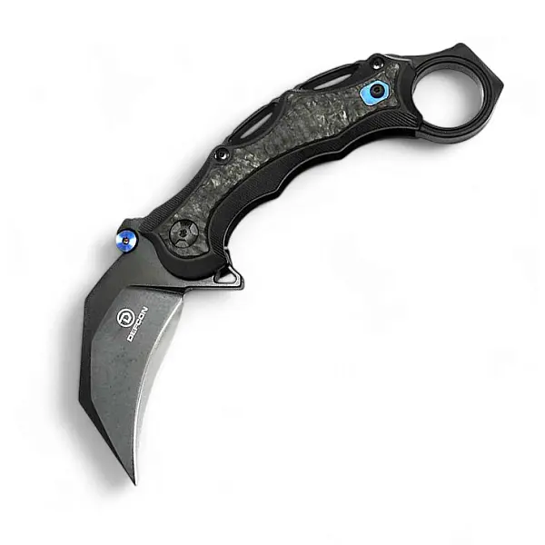 Defcon Jungle Knife S35VN/黑刃鈦鑲黑G10柄/科倫比折刀