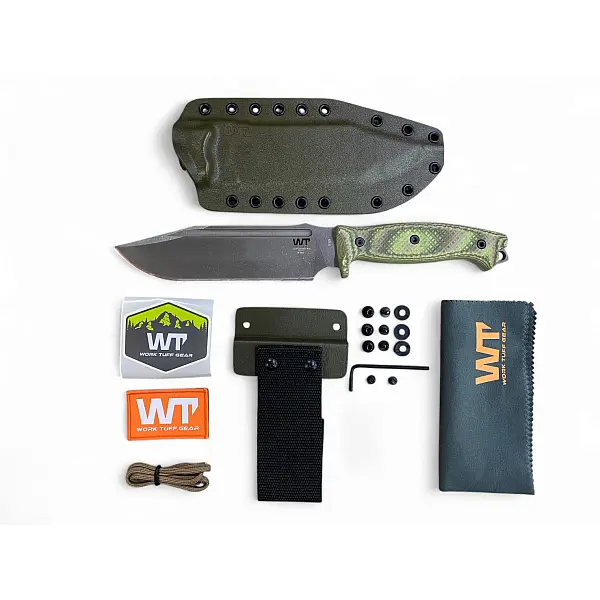 WTG Wilderness Warrior II 荒野戰士二代 K329鋼/暗洗面/變色龍迷彩柄+3D防滑顆粒 <不二價>-0