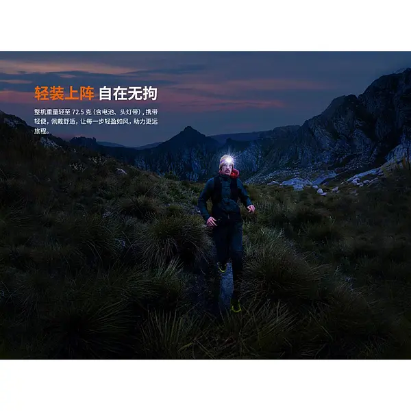 Fenix HL12R V2.0 戶外超輕充電頭燈-槍灰 500流明/Type-C直充/二年保固-0
